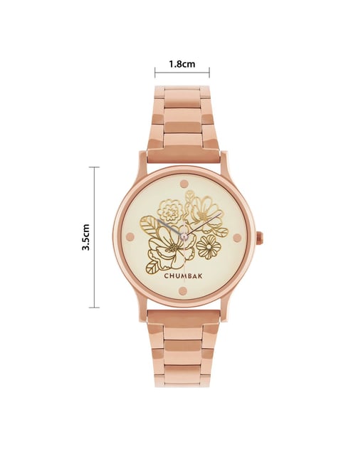 Rose Gold Chumbak Women's Watches Buy Chumbak 8907605117350