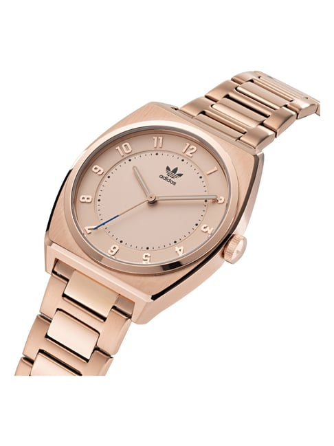 adidas rose gold watch