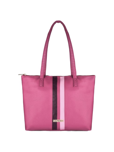 Buy Caprese womens GINTY T Medium BRICK Tote Bag at Amazon.in