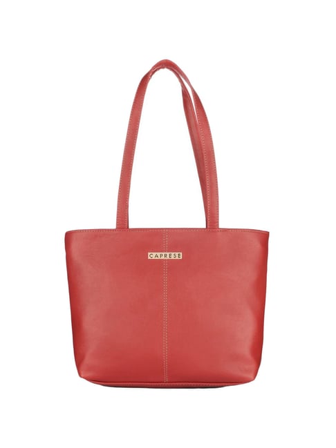 Buy Caprese Red Solid Medium Shoulder Bag Online At Best Price