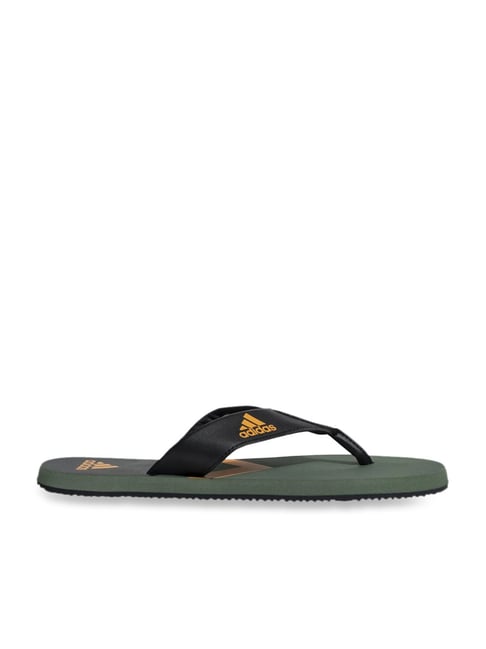 Adidas Men's Eezay 2019 Black Flip Flops