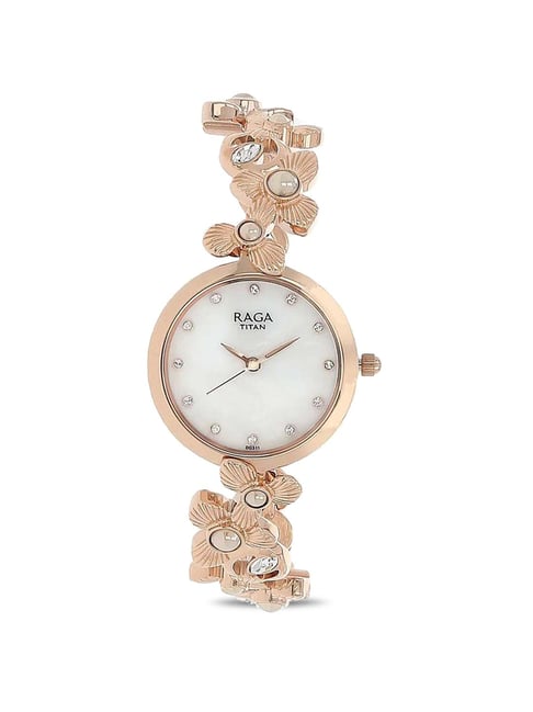 Titan Raga Analog Mother of Pearl Dial Women's Watch – SaumyasStore