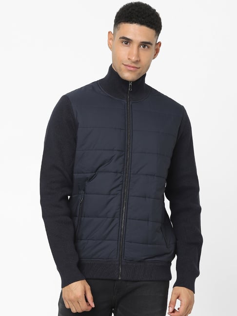 Buy CELIO DUBUBBLE Quilted Hooded Down Jacket In Navy | 6thStreet Kuwait