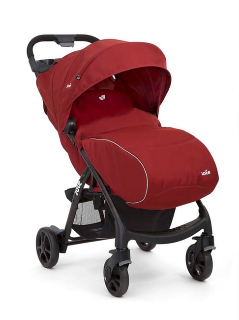 Joie red and black stroller best sale