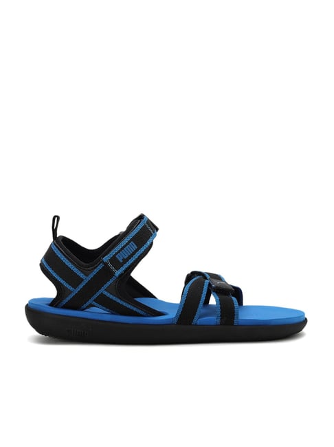 Puma Men's Pebble MU Black Floater Sandals