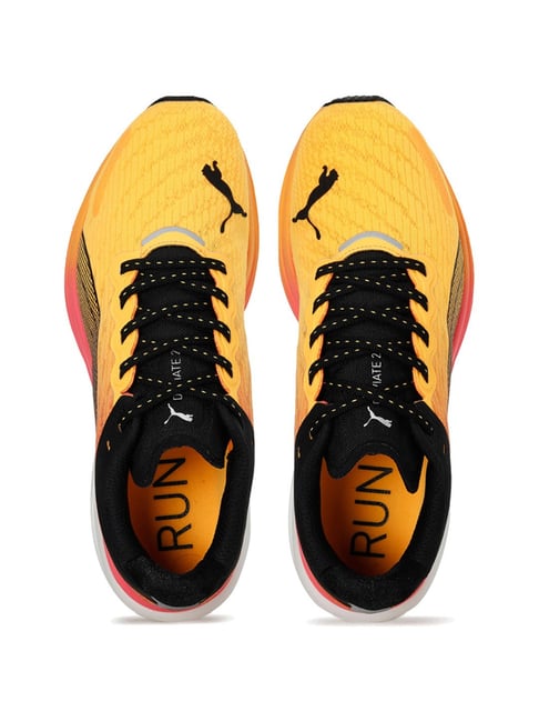 Puma Men's Deviate Nitro Yellow Running Shoes