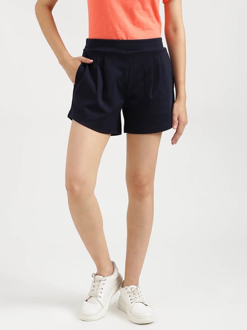 United Colors of Benetton Navy Regular Fit Shorts