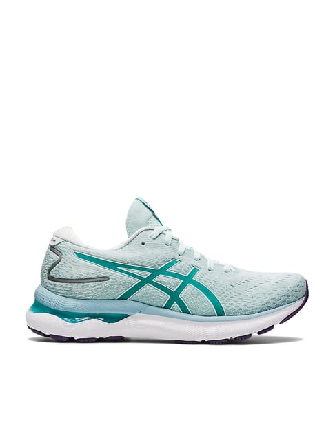 Asics Women's GEL-Nimbus 24 Green Running Shoes