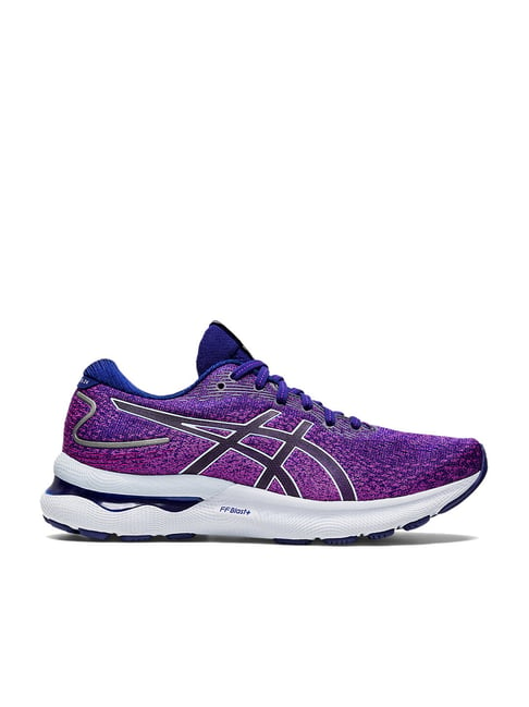 Buy Asics Women s GEL Nimbus 24 Purple Running Shoes for Women at