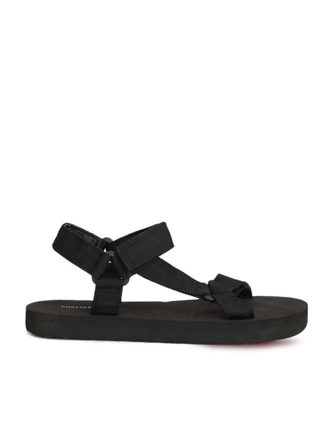 Forever 21 Women's Black Ankle Strap Sandals