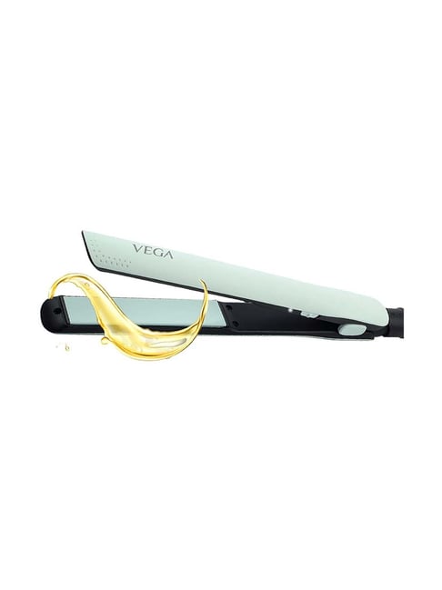 VEGA Argan Shine VHSH-33 Hair Straightener with Argan Oil Infused 3D Floating Plates (Green)