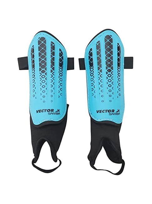 Vector X Samba Blue & Black Shinguard for Juniors