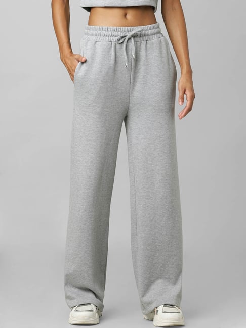 C9 Airwear Track Pants : Buy C9 Airwear Women Grey Relax Fit Solid  Trackpant with Logo And Pockets Online