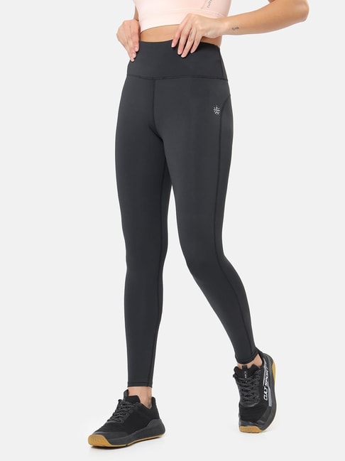 Nike One Dri Fit Big Double Swoosh Leggings Black Leggings with 2 Inside  Pockets - Trendyol