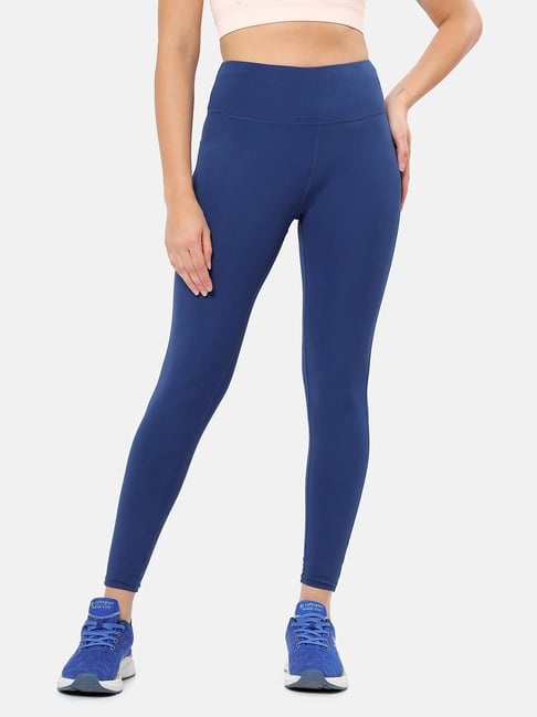 Buy Women Soft High Waist Stretch Tights Hip Pull Workout Running Yoga  Pants Elastic Fitness Leggings Trousers Blue,XXL at Amazon.in