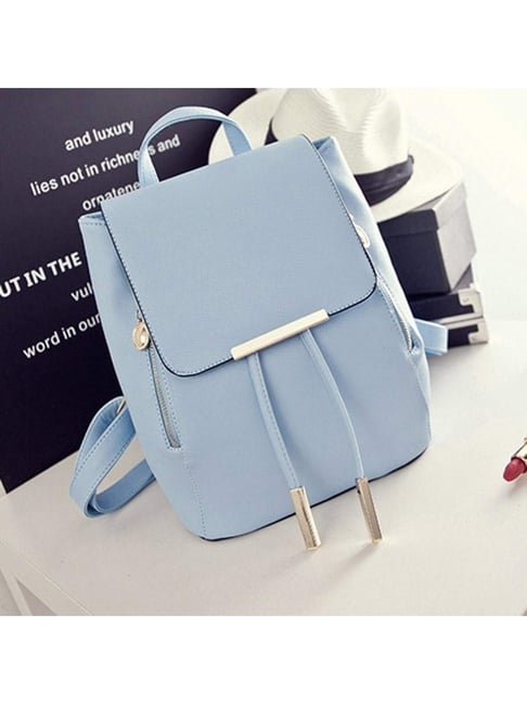 Leather Bags Baby Blue Bag New Look Korean Style PU Leather