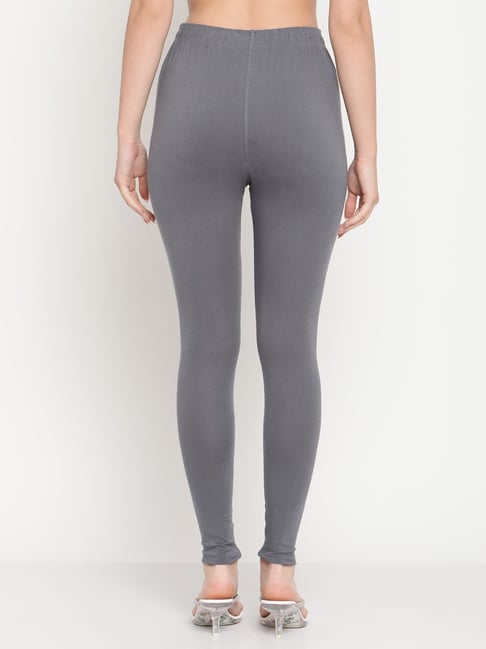 Buy TAG 7 Grey Cotton Leggings for Women Online @ Tata CLiQ