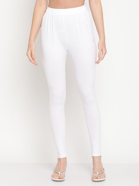 Buy online Set Of 2 White Solid Legging from Capris & Leggings for Women by  Tag 7 for ₹979 at 61% off | 2024 Limeroad.com