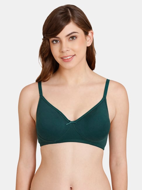 Buy Rosaline by Zivame Green Wireless Non Padded T-Shirt Bra for Women  Online @ Tata CLiQ