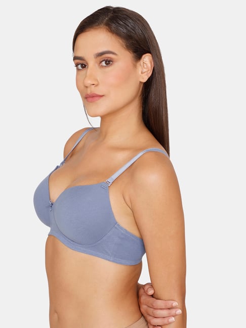 Buy Zivame Blue Wireless T-Shirt Bra for Women's Online @ Tata CLiQ