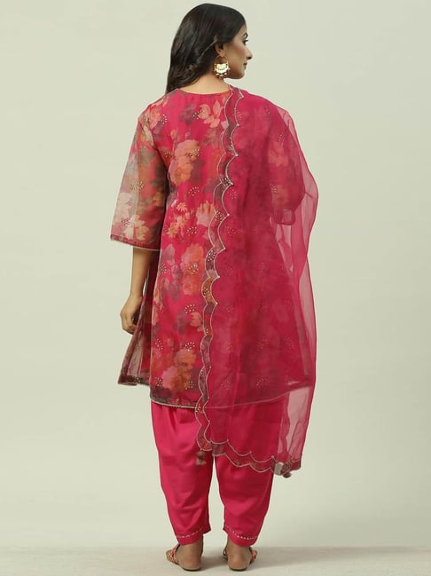 Biba magenta salwar top suit