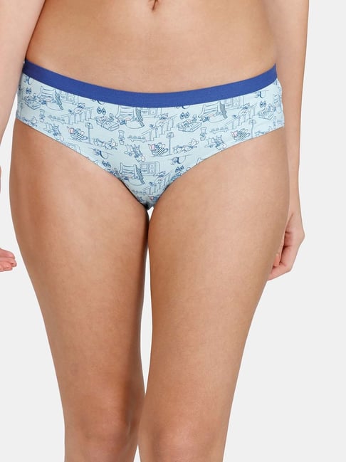 Zivame Blue Hipster Panty Price in India