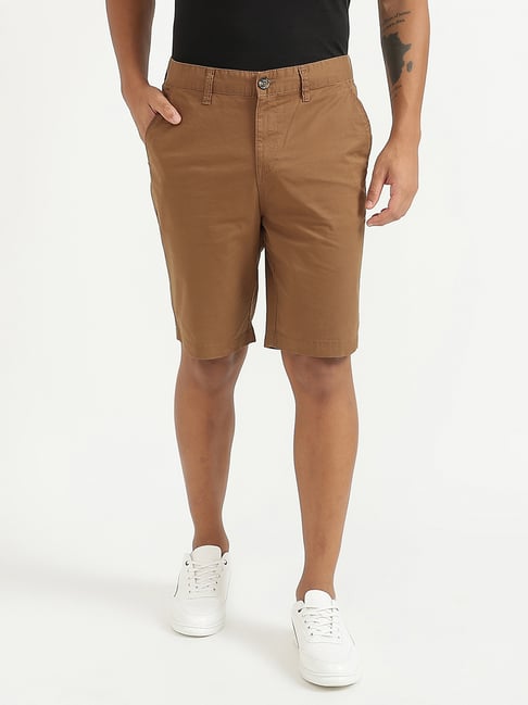 United Colors of Benetton Brown Slim Fit Chino Shorts