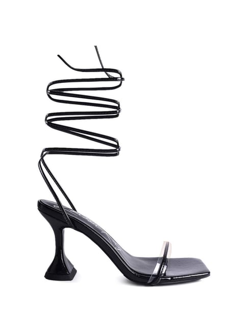 Buy London Rag Women's Black Gladiator Stilettos for Women at Best