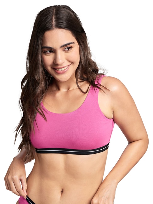 The Souled Store Pink Full Coverage Bra Price in India