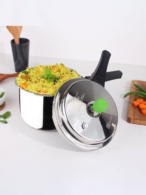 Buy The Indus Valley Stainless Steel Outer Lid Pressure Cooker (3L) at