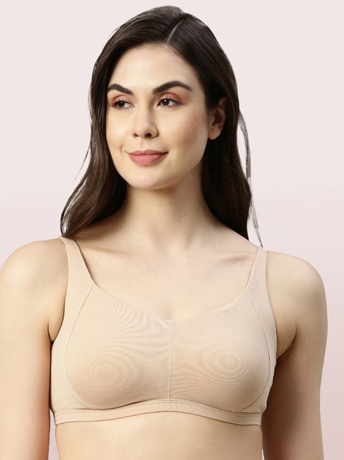Buy Enamor Strapless Cotton Full Coverage Padded & Wired Bra for Women  Online