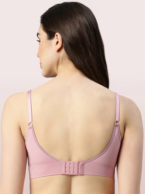 Buy Enamor Pink Non-Wired Padded T-Shirt Bra for Women's Online @ Tata CLiQ