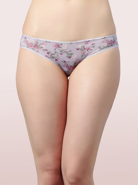 Buy Enamor Lilac Printed Bikini Panty for Women's Online @ Tata CLiQ