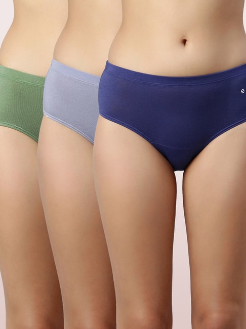 Enamor Multicolor Hipster Panty Set - Pack of 3 Price in India