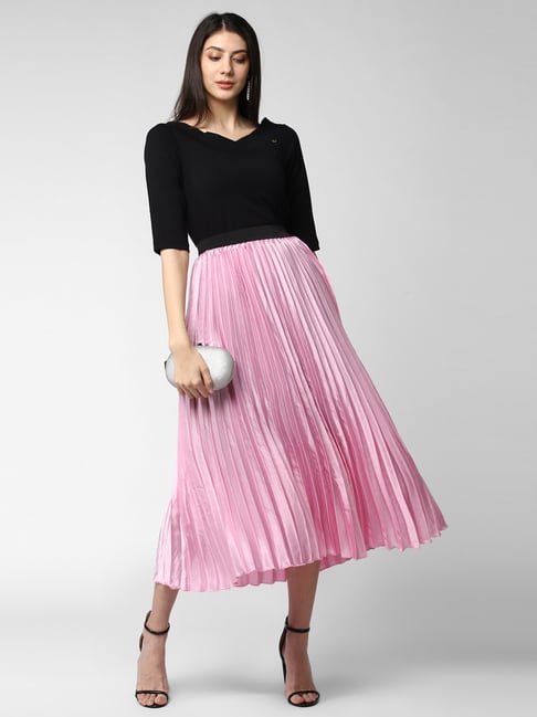 Buy StyleStone Pink Pleated Skirt for Women's Online Tata CLiQ