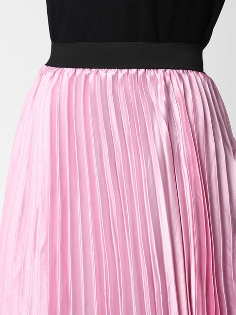 Buy StyleStone Pink Pleated Skirt for Women's Online @ Tata CLiQ
