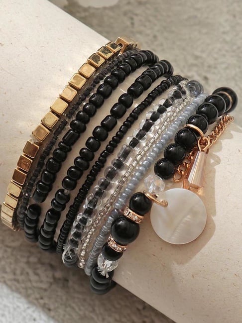 Tai Chi Yin Yang Charm Bracelet Black Beaded Bracelets Elastic Rope Jewelry  - China Bracelet and Jewelry price | Made-in-China.com