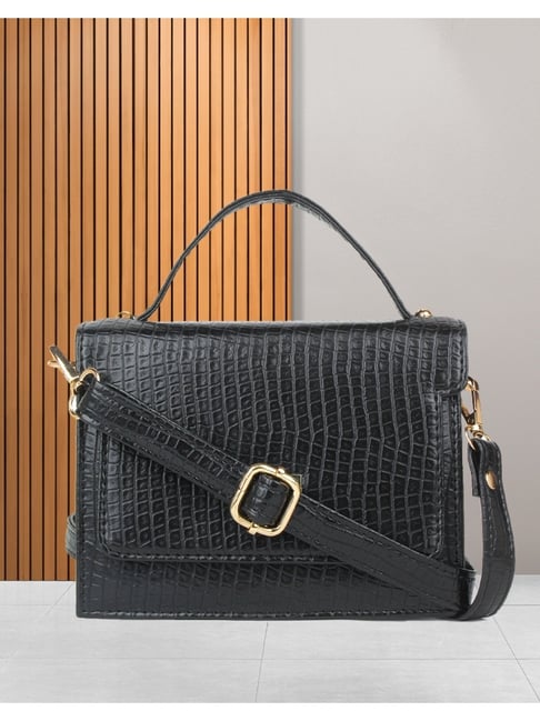 Buy Twenty Dresses Black Solid Small Satchel Handbag at Best Price @ Tata  CLiQ