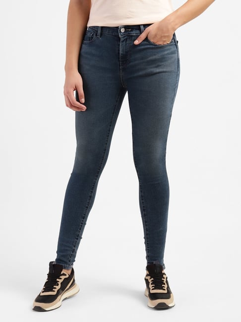 Levi's 710 super skinny deals dark blue