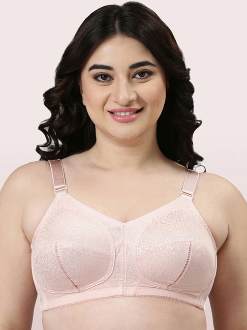 Enamor Pink Non-Wired Non-Padded T-Shirt Bra Price in India