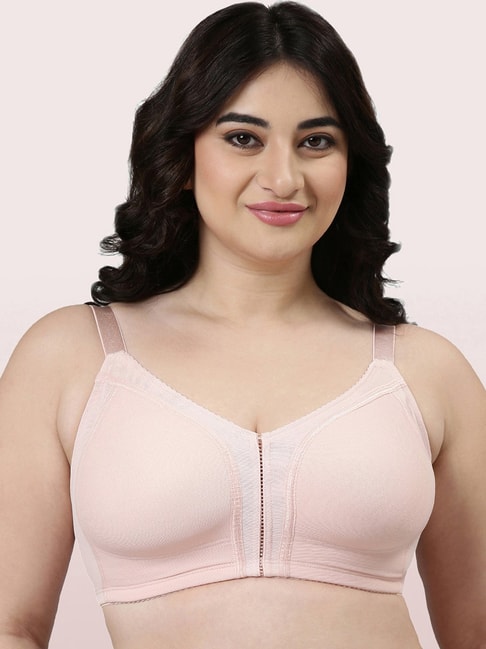 Enamor Pink Under Wired Non Padded Full Coverage Bra