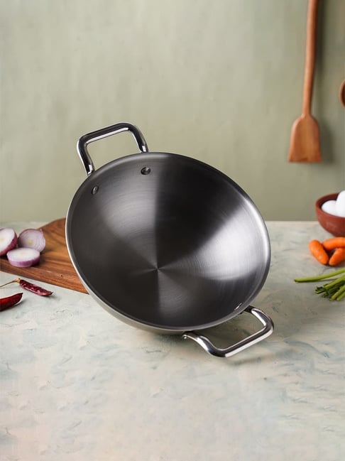 Buy The Indus Valley Stainless Steel Kadhai 21.7cm (1.7L) at Best Price  Tata CLiQ