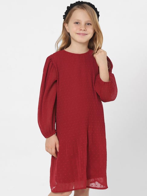 Buy online Girls Round Neck Long Sleeves Frock from girls for Women by Wish  Littlle for ₹1999 at 33% off | 2024 Limeroad.com