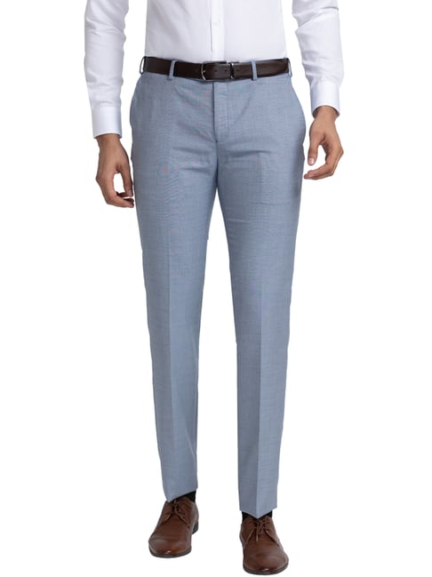 Buy online Black Mid Rise Formal Trouser from Bottom Wear for Men by V-mart  for ₹569 at 5% off | 2024 Limeroad.com