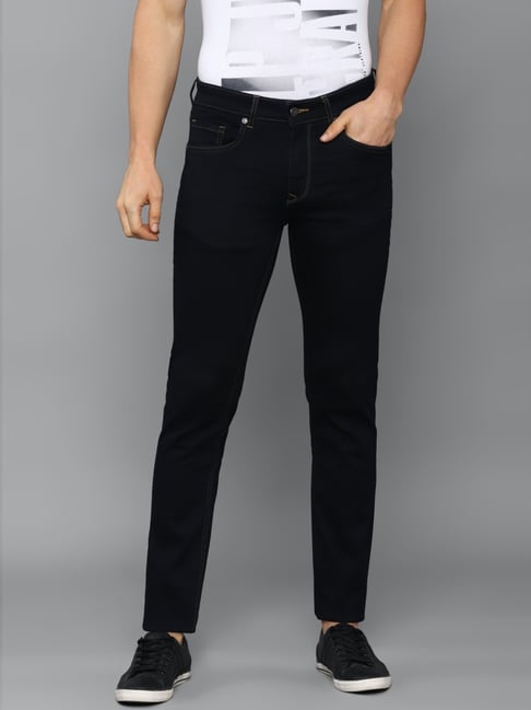 Louis Philippe Black Slim Fit Jeans-picture-30
