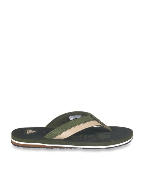 Duke Men's Olive Flip Flops