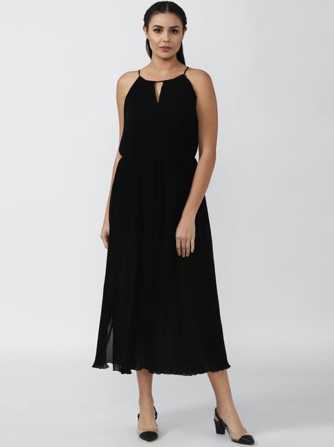 Van Heusen Black Maxi Dress Price in India