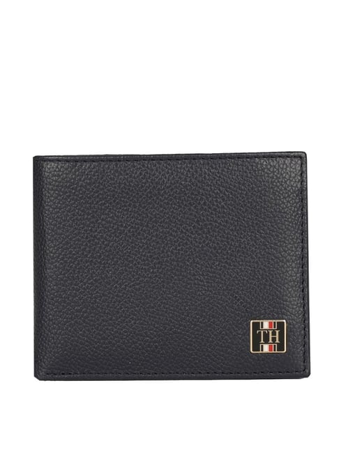 Tommy Hilfiger Navy Casual Leather Bi-Fold Wallet for Men