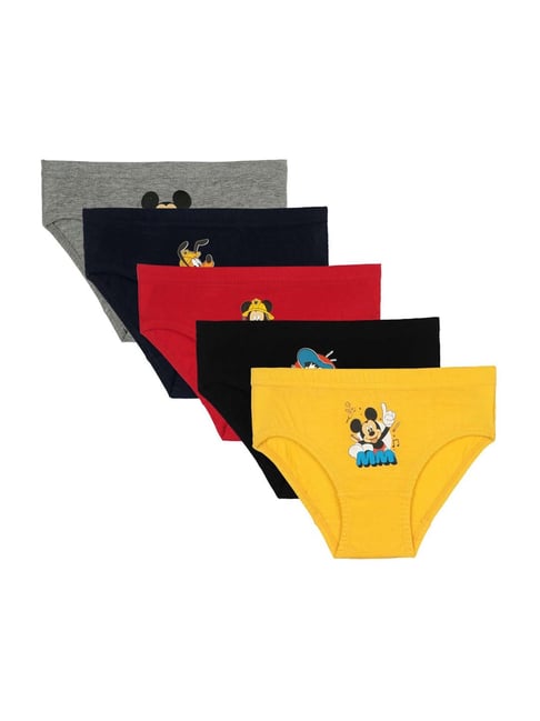 Bodycare Multicolor Cotton Printed Brief (Pack of 5)