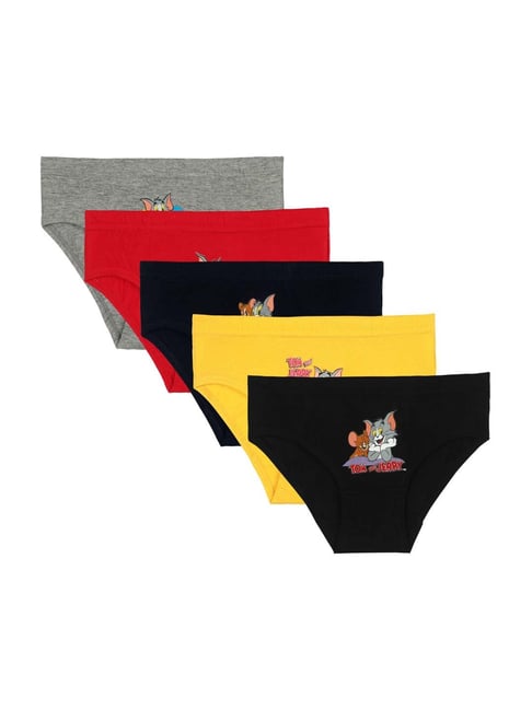 Bodycare Multicolor Cotton Printed Brief (Pack of 5)